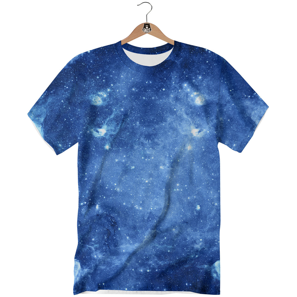 Galaxy Deep Space Nebula Universe Print T-Shirt-grizzshop