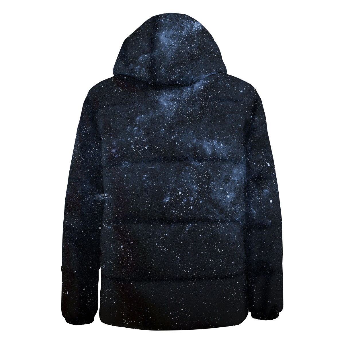 Galaxy Outer Space Dark Universe Print Down Jacket-grizzshop