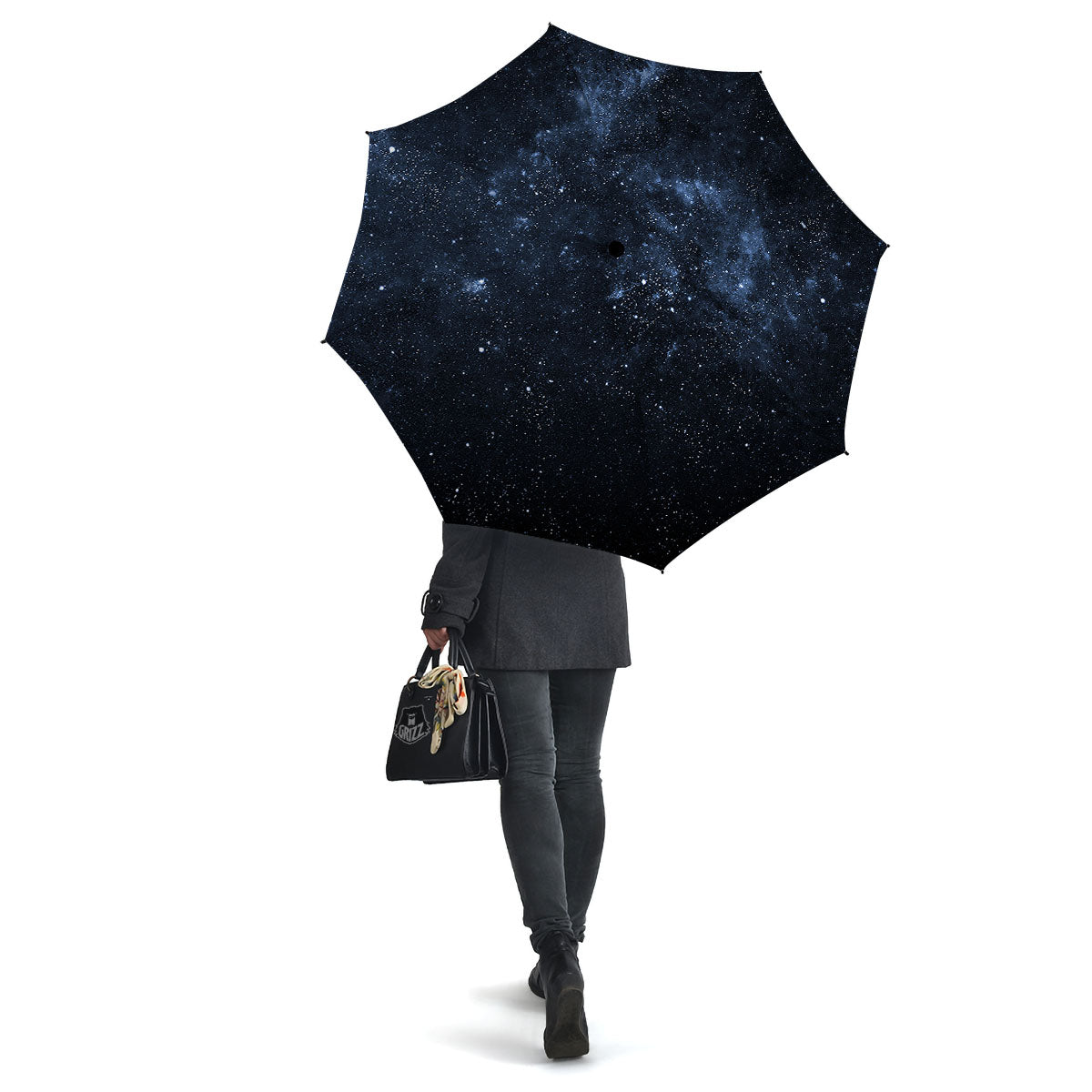 Galaxy Outer Space Dark Universe Print Umbrella-grizzshop