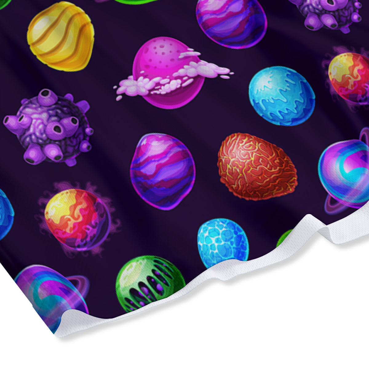 Golf Area Print Mesh Shorts
