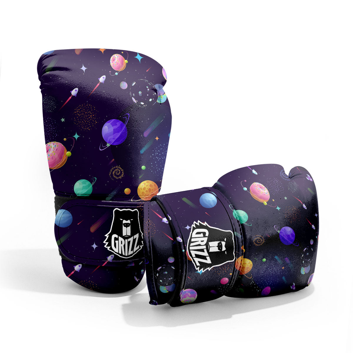 Galaxy Space Abstract Cartoon Print Pro Boxing Glove