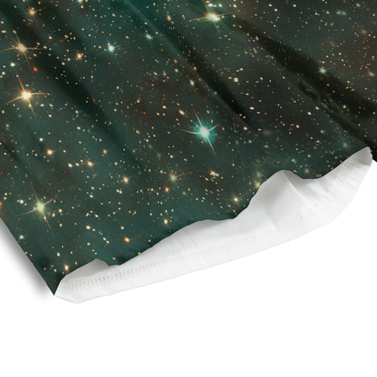 Galaxy Space Abstract Cloud Nebula Print Men's Athletic Shorts