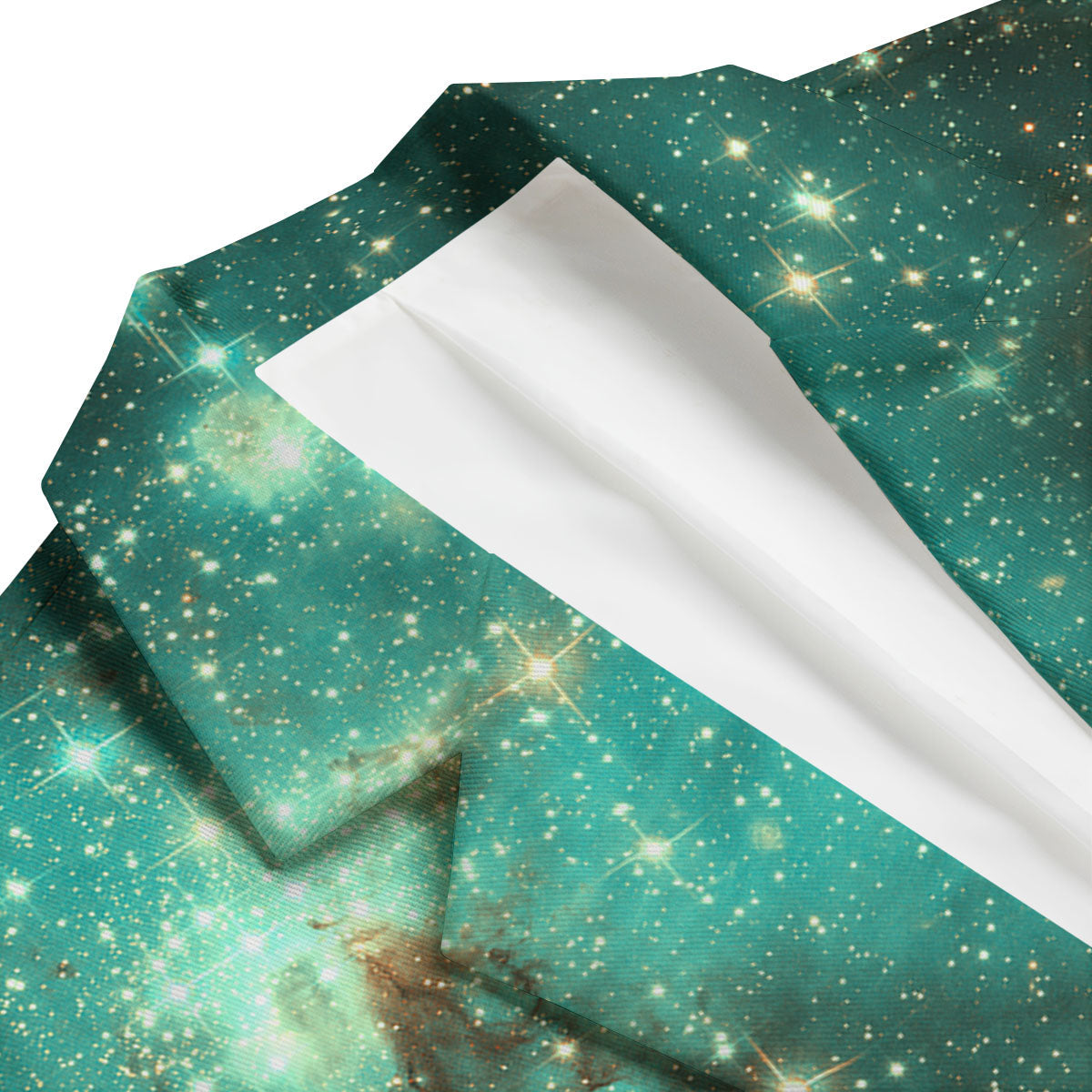 Galaxy Space Abstract Cloud Nebula Print Men's Blazer-grizzshop