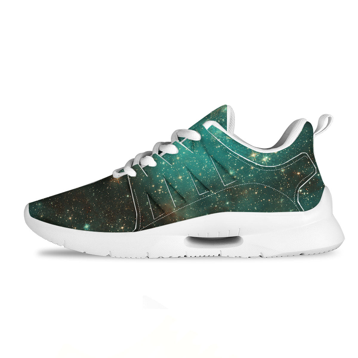 Galaxy Space Abstract Cloud Nebula Print Tennis Shoes-grizzshop