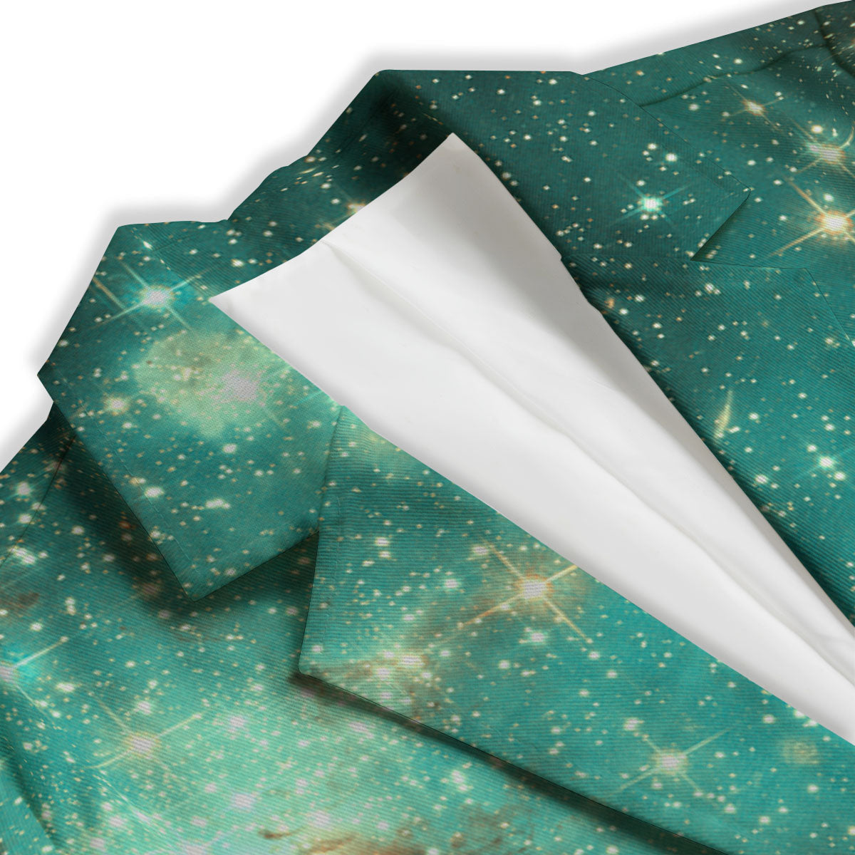 Galaxy Space Abstract Cloud Nebula Print Women's Blazer-grizzshop