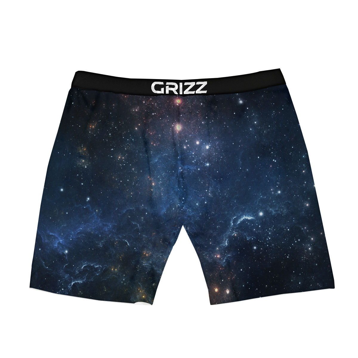 Galaxy Space Abstract Dark Print Boxer Briefs-grizzshop
