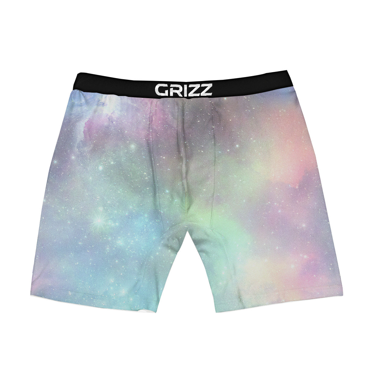 Galaxy Space Colorful Nebula Print Boxer Briefs-grizzshop