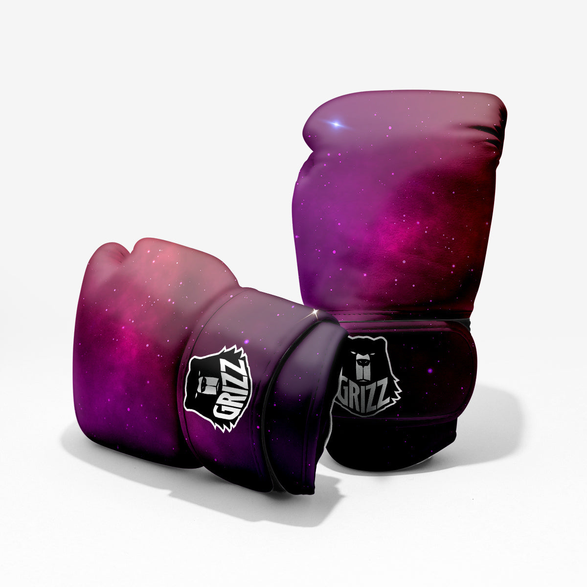 Galaxy Space Colorful Stardust Print Pro Boxing Glove