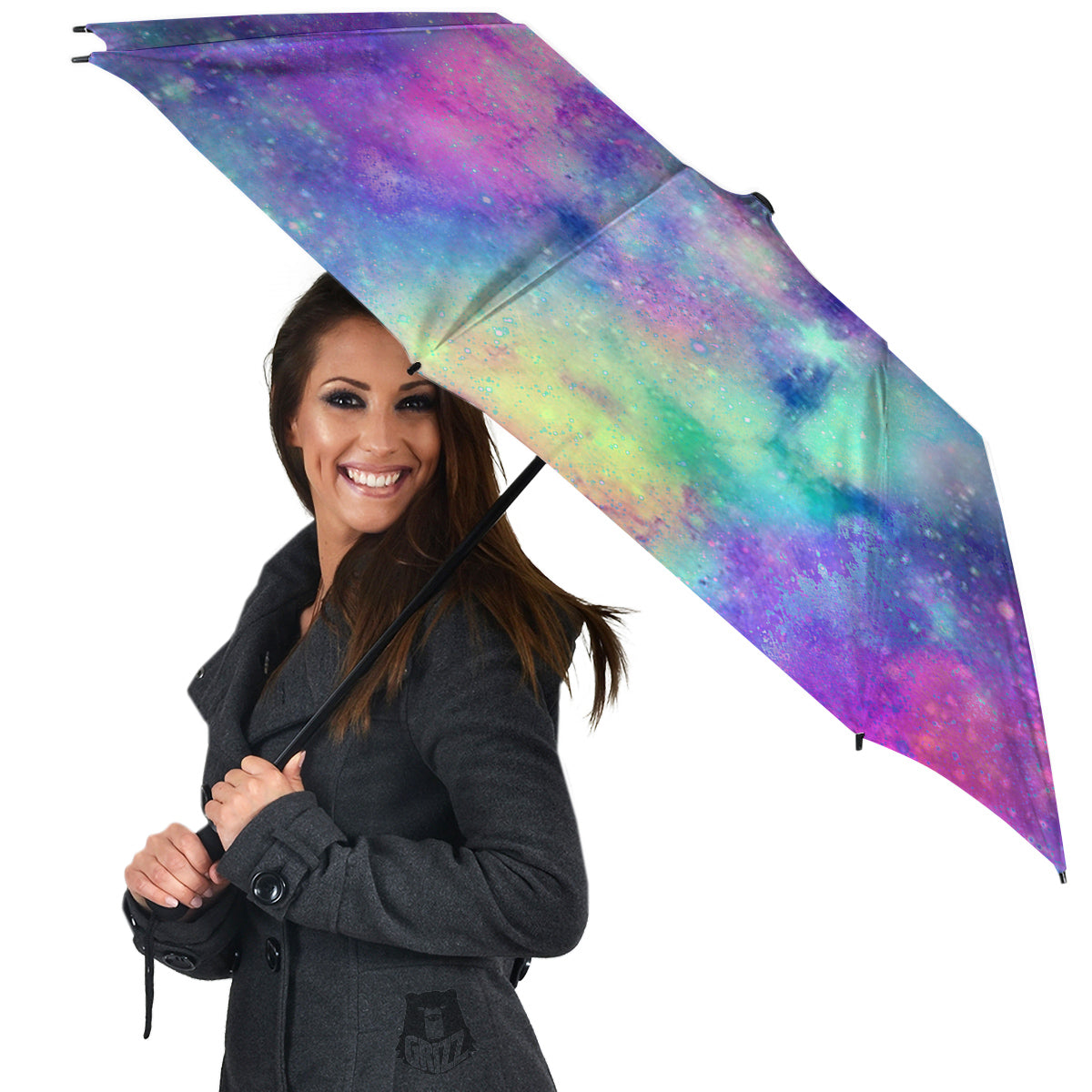 Galaxy Space Colorful Universe Print Umbrella-grizzshop