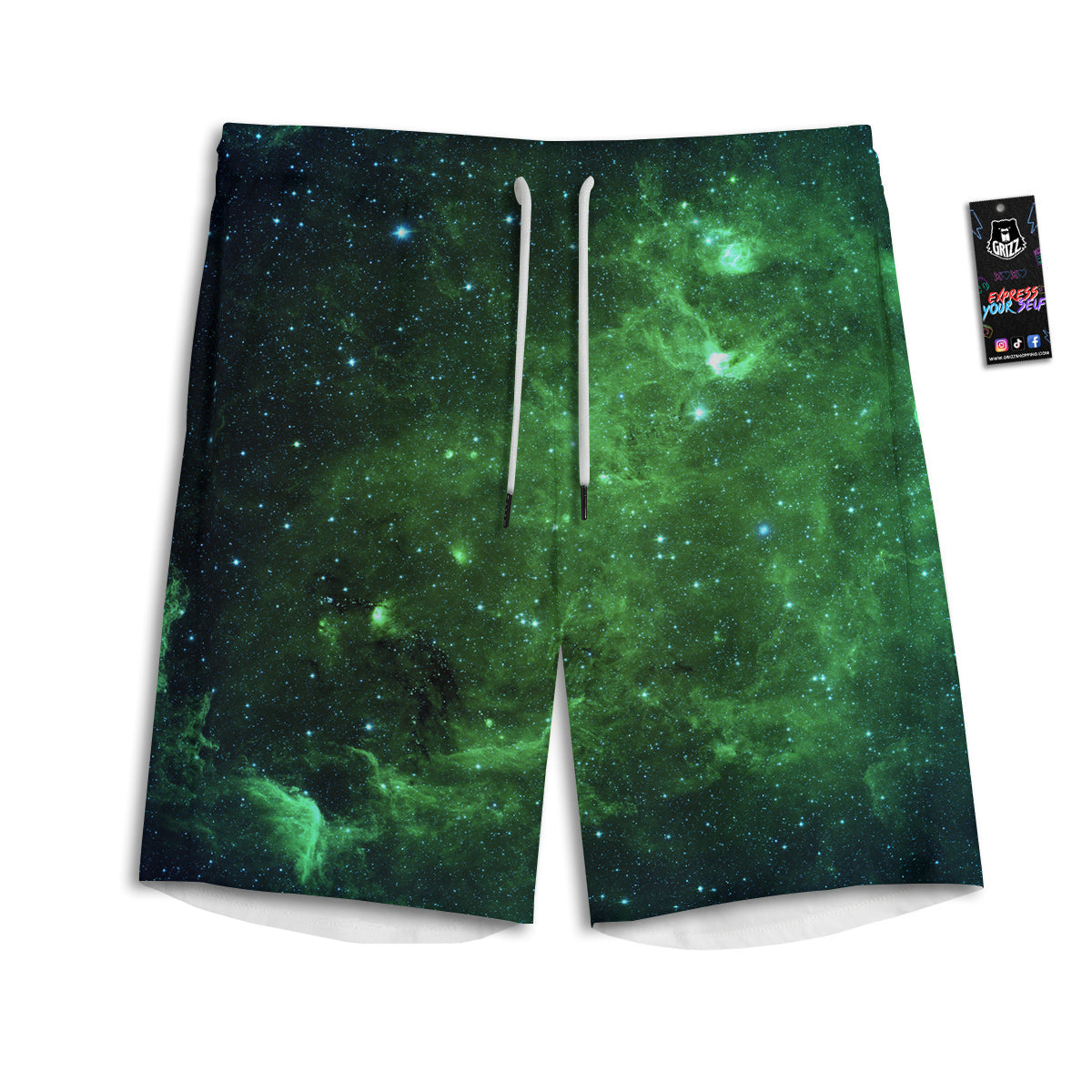 Halloween Ghost Little Print Pattern Men's Athletic Shorts
