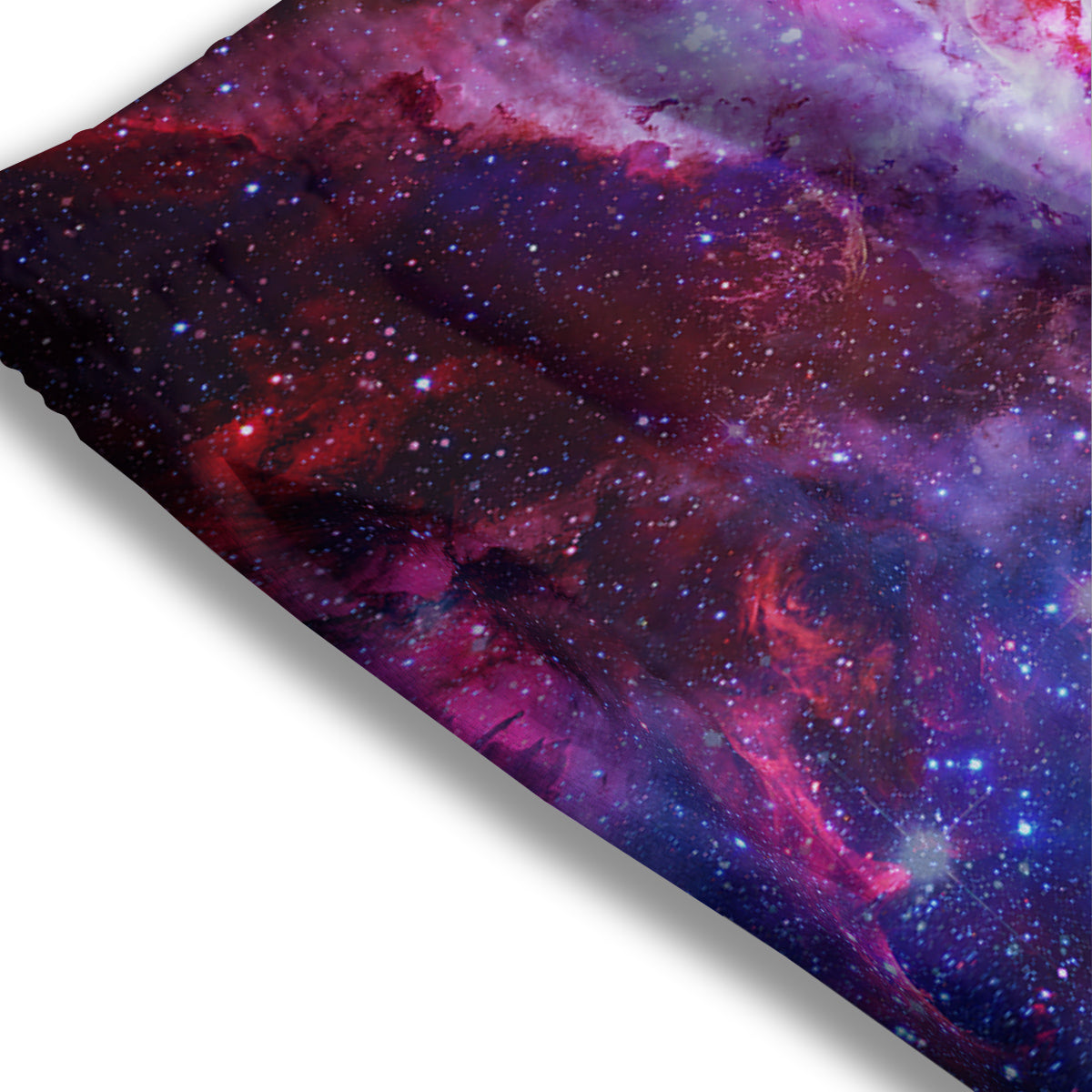 Galaxy Space Dark Purple Cosmos Print Mesh Shorts