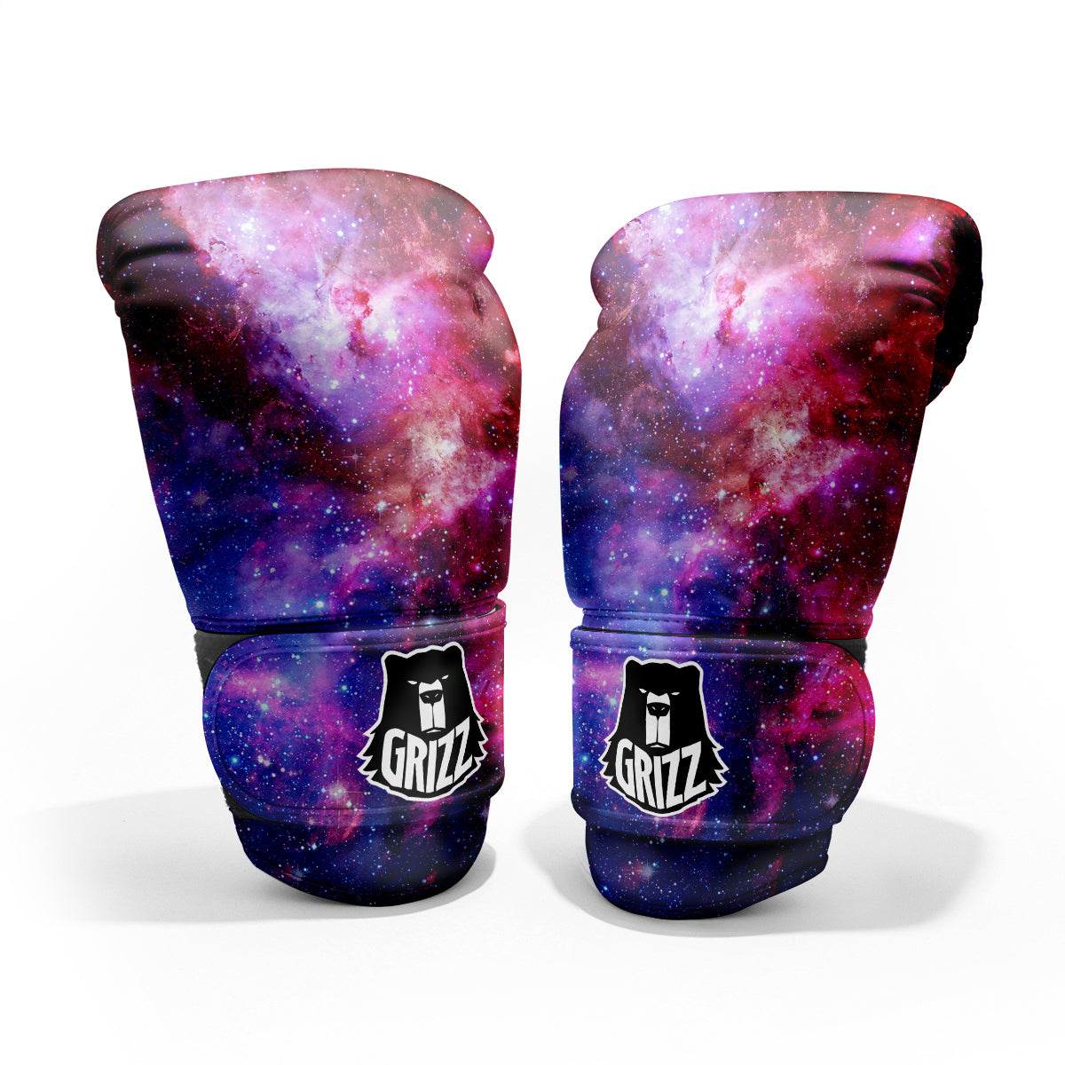 Galaxy Space Dark Purple Cosmos Print Pro Boxing Glove