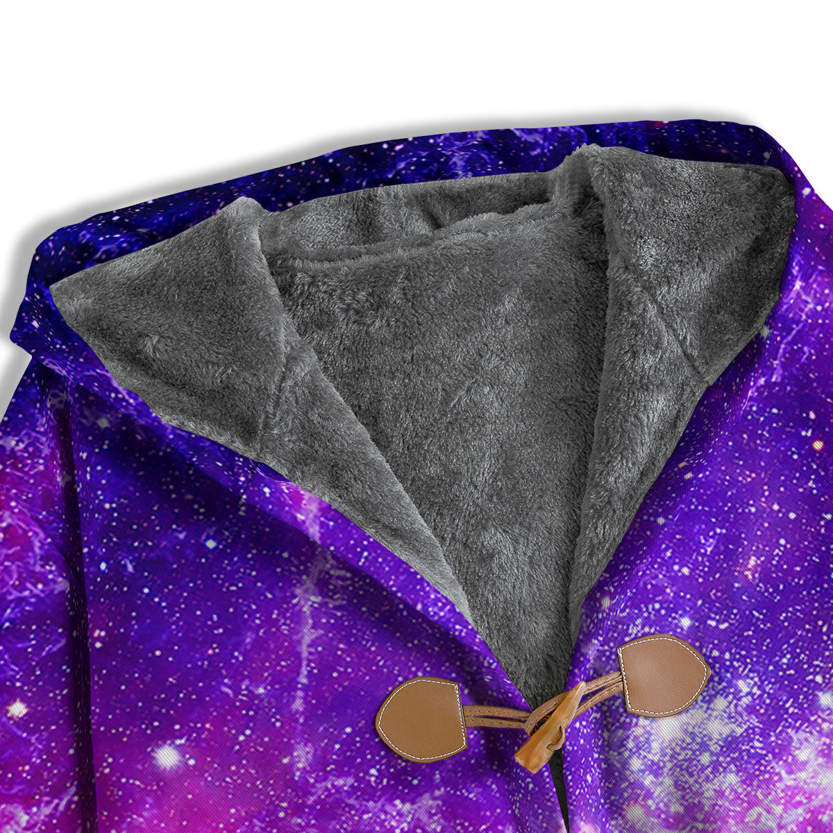 Galaxy Space Dark Purple Universe Print Men's Windbreaker Jacket-grizzshop