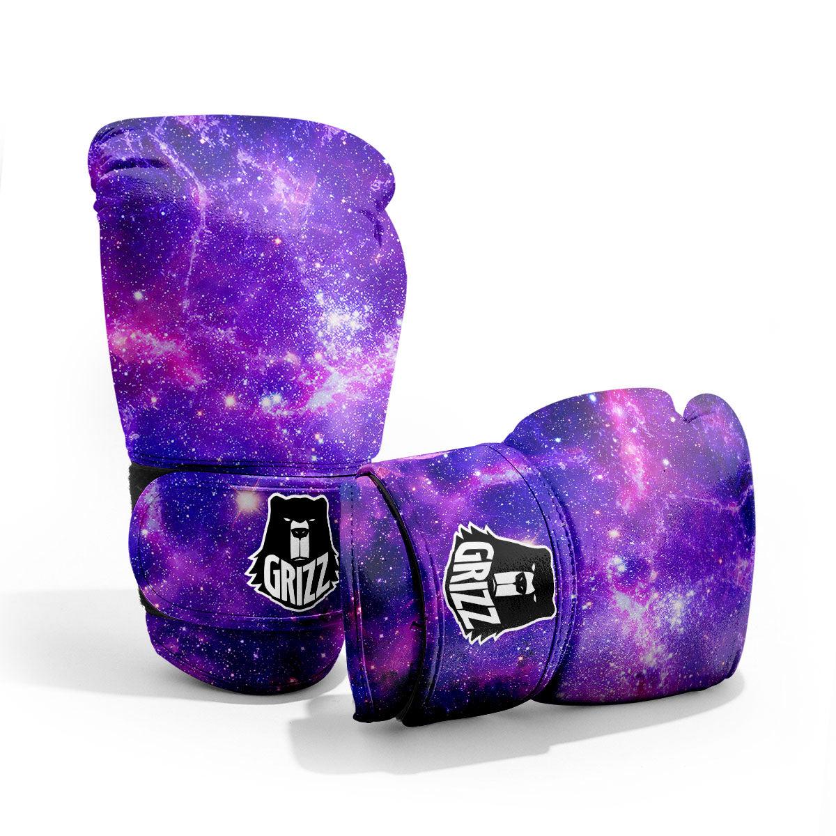 Galaxy Space Dark Purple Universe Print Pro Boxing Glove