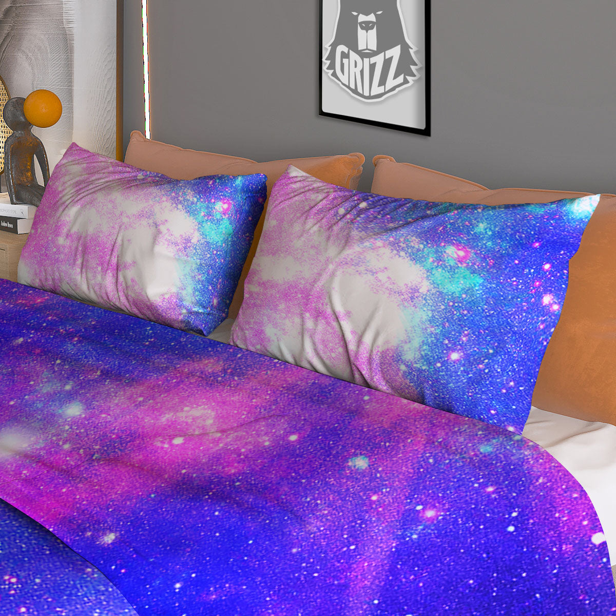 Fractal Trippy Print Duvet Cover Bedding Set
