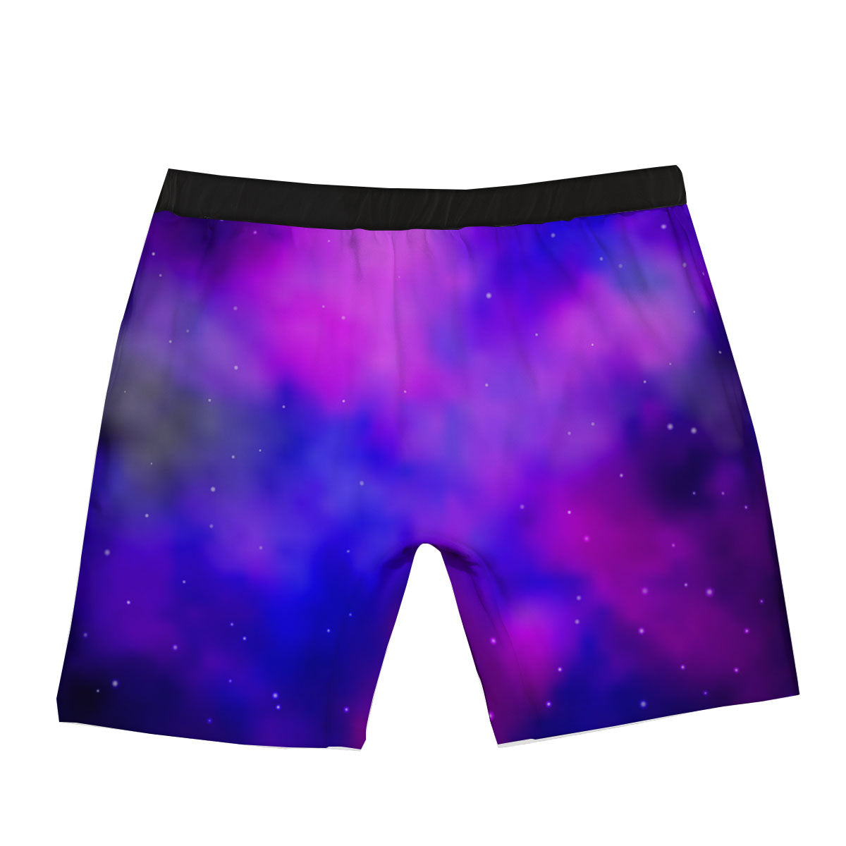 Galaxy Space Purple Nebula Cloud Print Boxer Briefs-grizzshop
