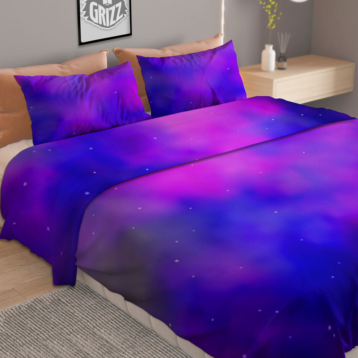 Frangipani Yellow Print Pattern Duvet Cover Bedding Set