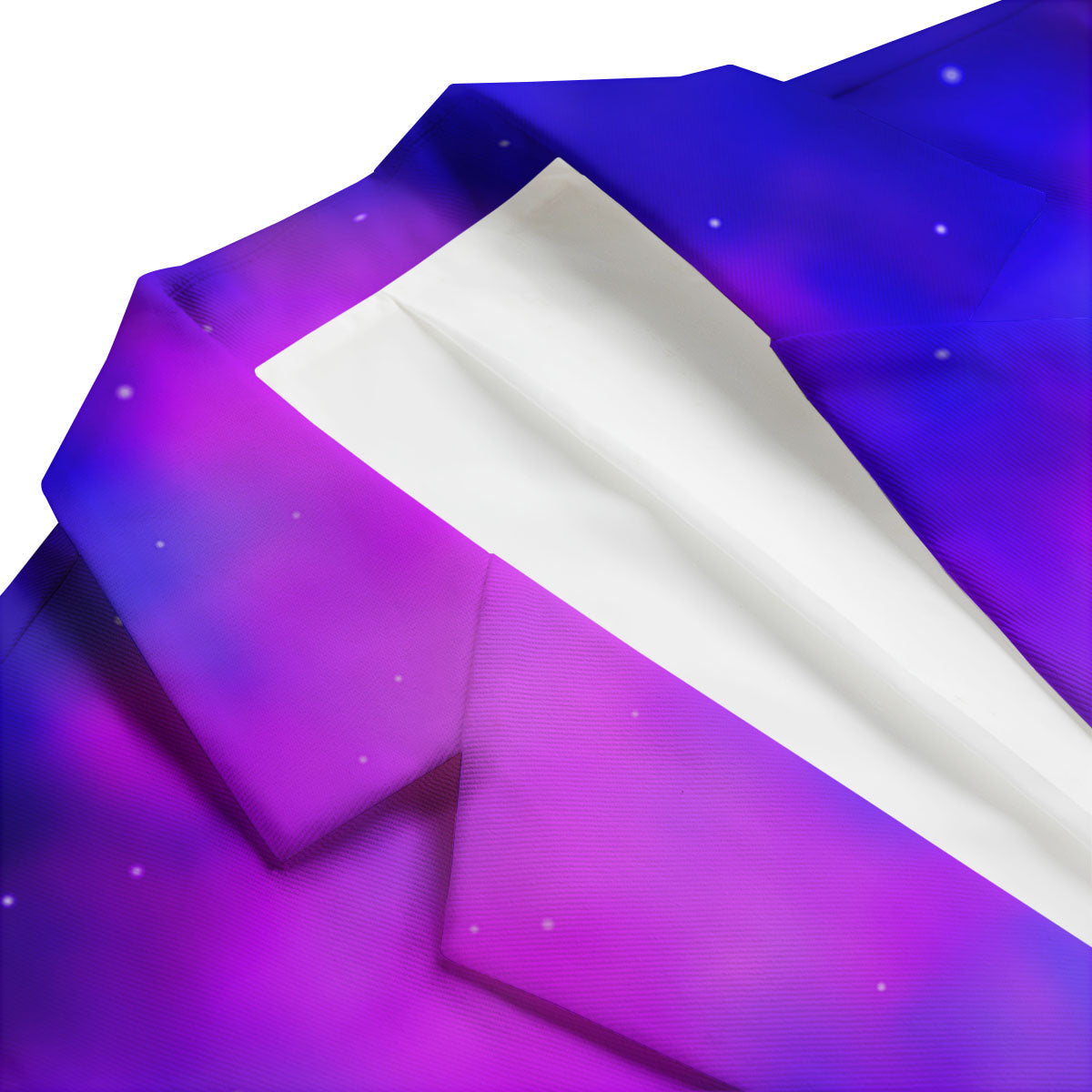 Galaxy Space Purple Nebula Cloud Print Men's Blazer-grizzshop