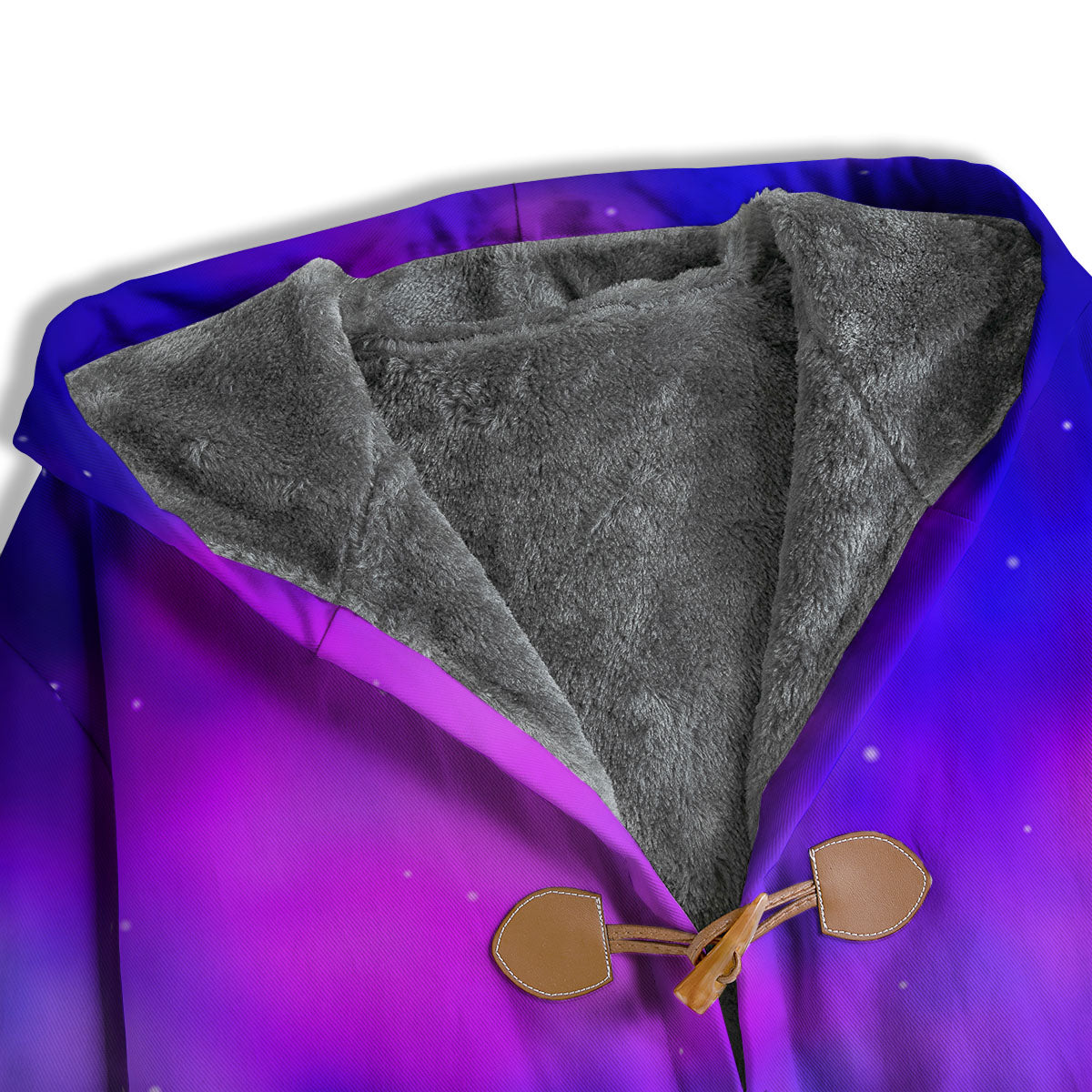Galaxy Space Purple Nebula Cloud Print Men's Windbreaker Jacket-grizzshop