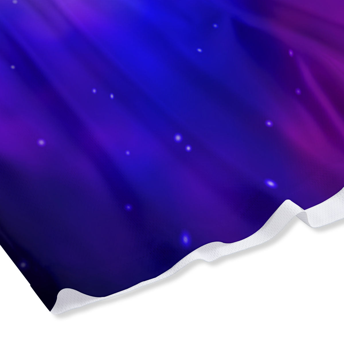 Galaxy Space Purple Nebula Cloud Print Mesh Shorts