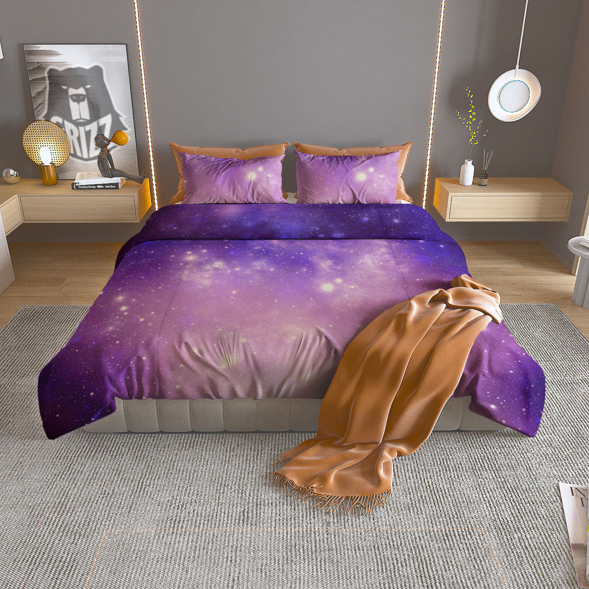 Freemasonry Masonic Vintage Print Duvet Cover Bedding Set