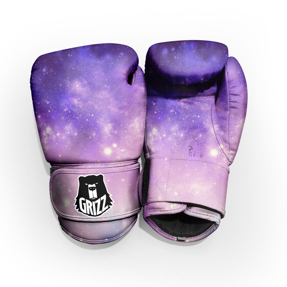 Galaxy Space Purple Stardust Cloud Print Pro Boxing Glove