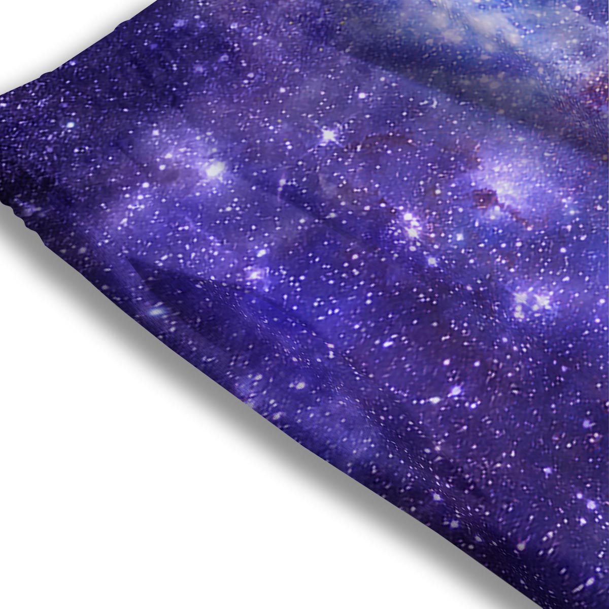 Galaxy Space Starfield Nebula Print Mesh Shorts