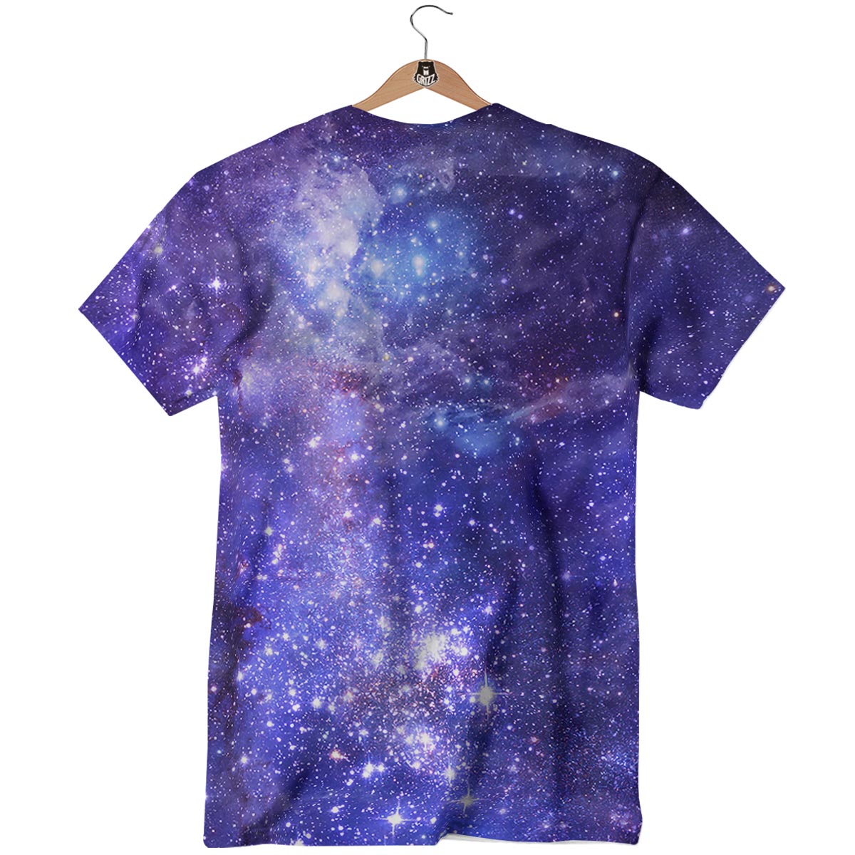 Galaxy Space Starfield Nebula Print T-Shirt-grizzshop