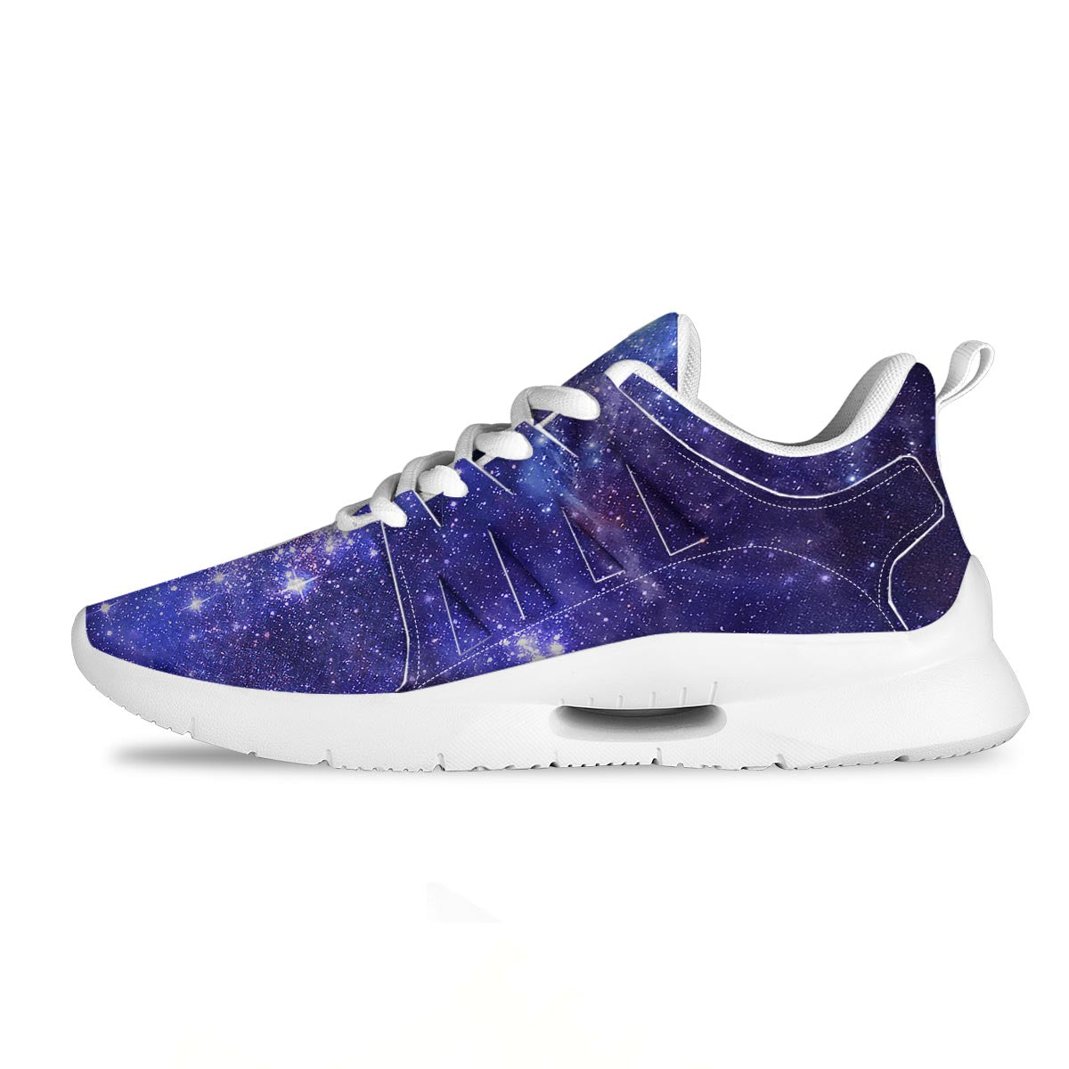 Galaxy Space Starfield Nebula Print Tennis Shoes-grizzshop