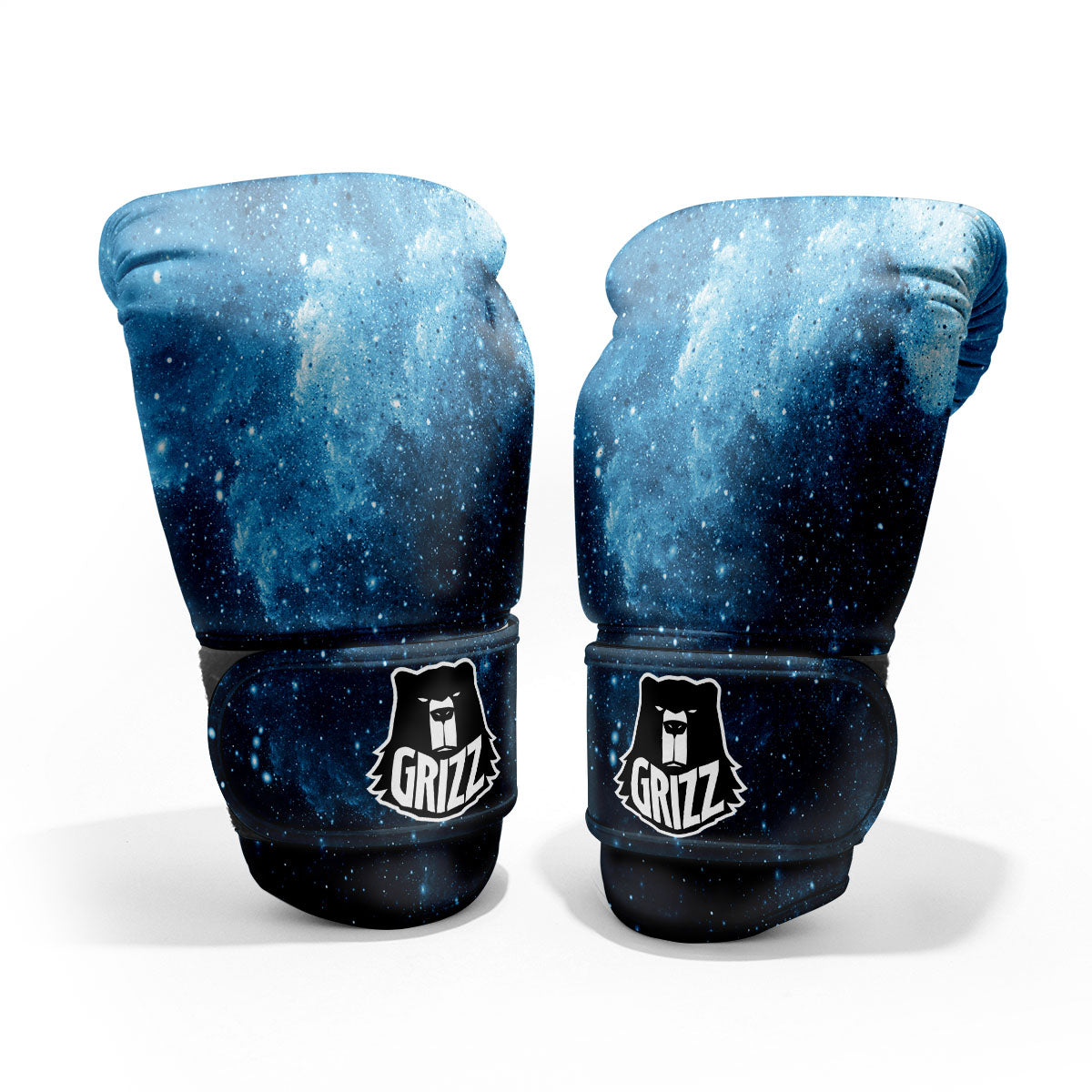 Galaxy Space White Cloud Print Pro Boxing Glove