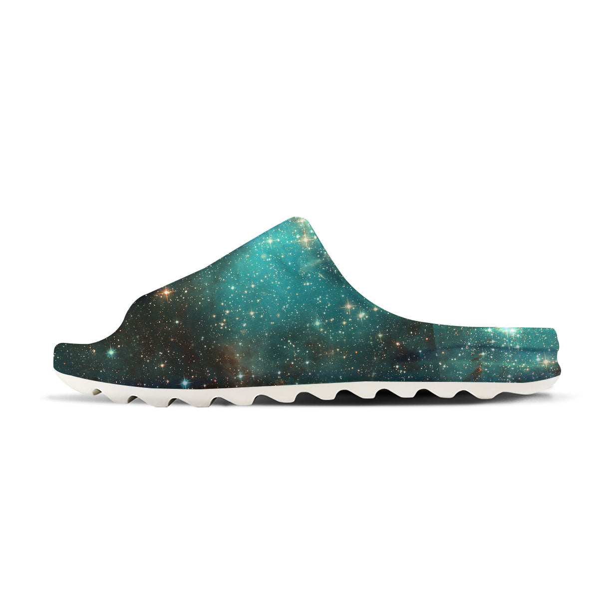 Galaxy Space Abstract Cloud Nebula Print Sandals-grizzshop