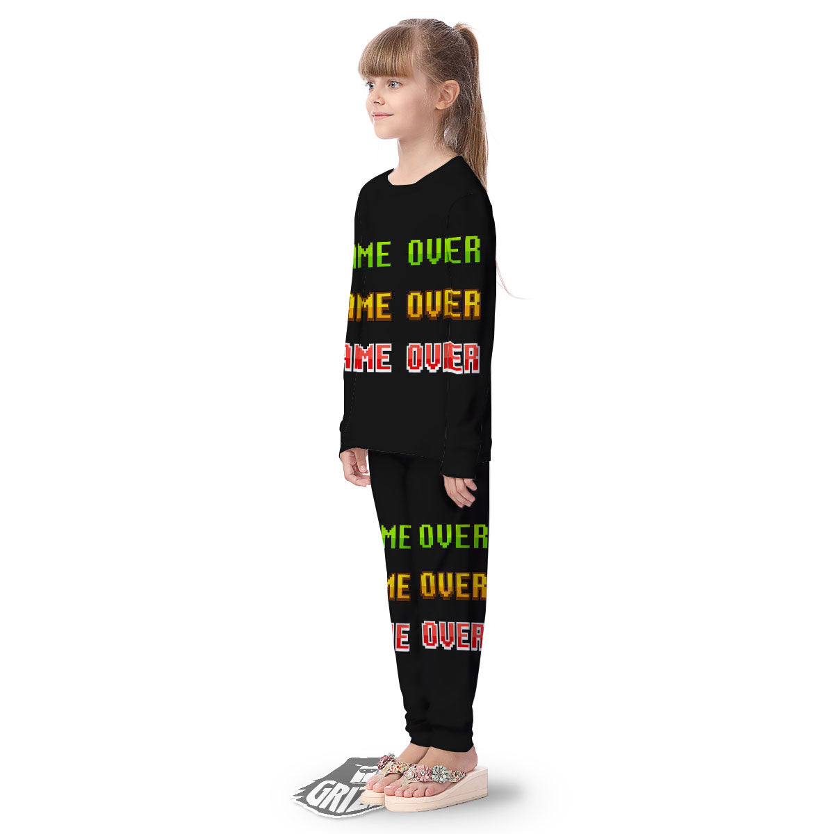 Game Over 8-Bit Print Kid's Pajamas-grizzshop