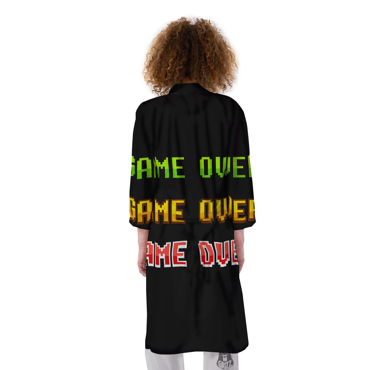 Game Over 8-Bit Print Kimono-grizzshop
