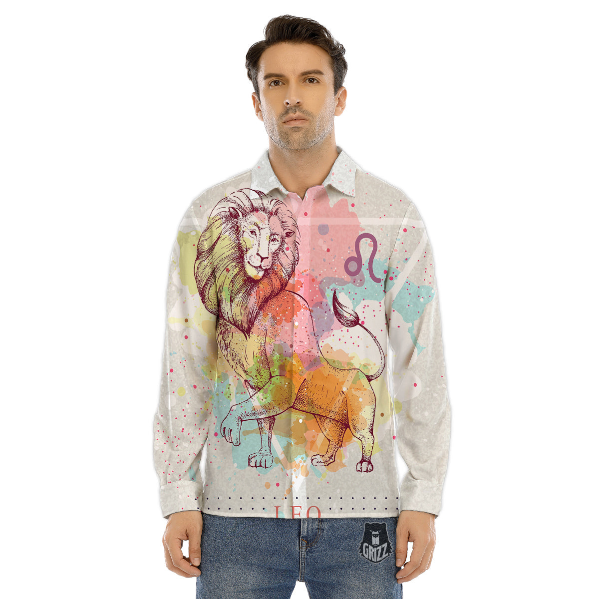 Gangsters And Criminal Tattoo Print Pattern Men's Dress Shirts-grizzshop