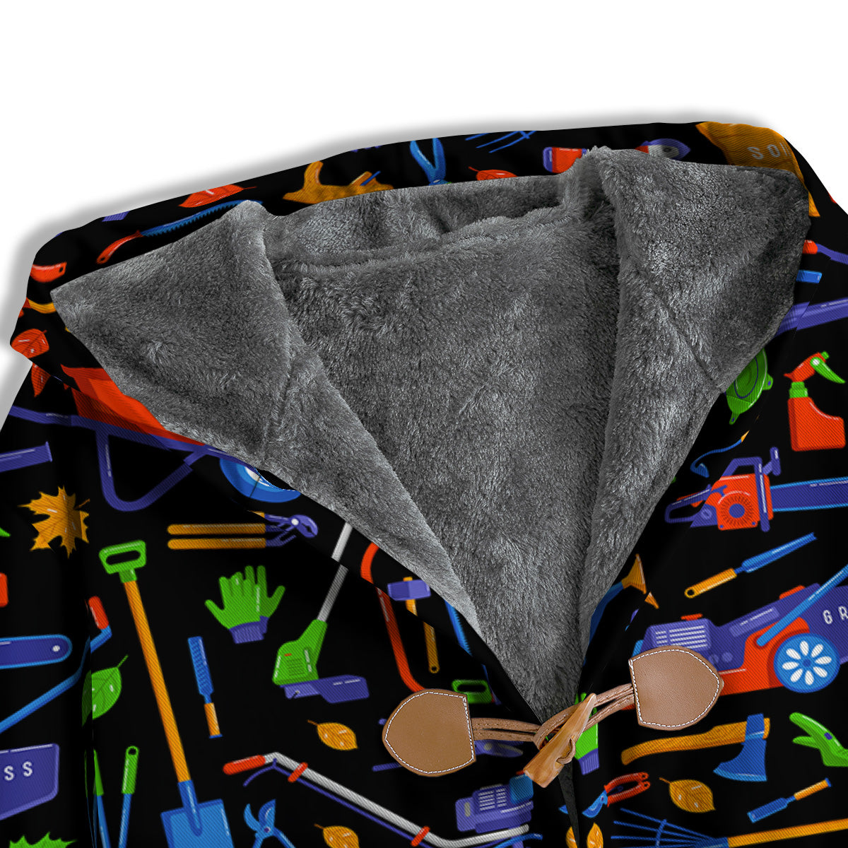 Garden Tools Print Pattern Men's Windbreaker Jacket-grizzshop