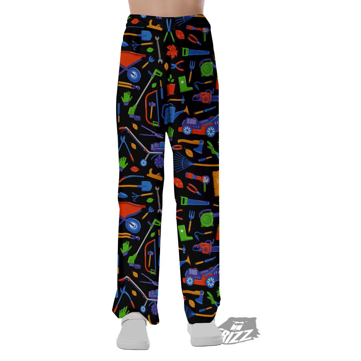 Garden Tools Print Pattern Pajama Pants-grizzshop