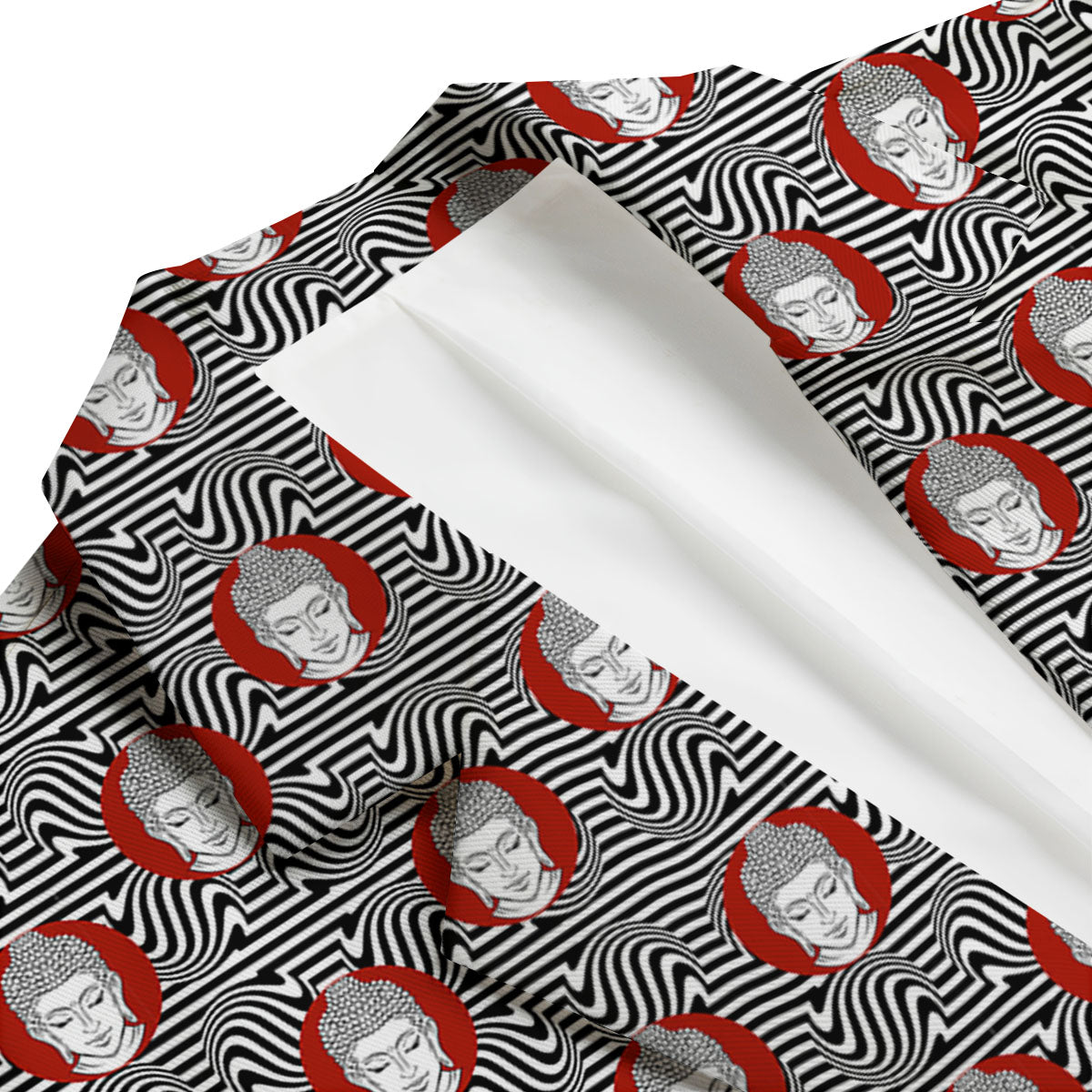 Gautama Buddha Print Pattern Men's Blazer-grizzshop