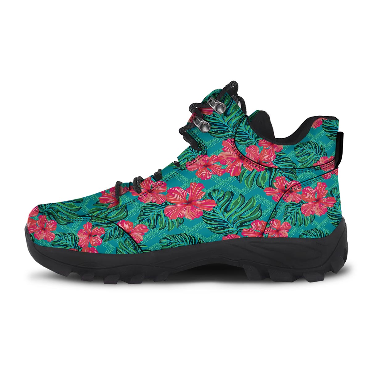 Geometric Aztec Tropical Print Pattern Hiking Shoes-grizzshop