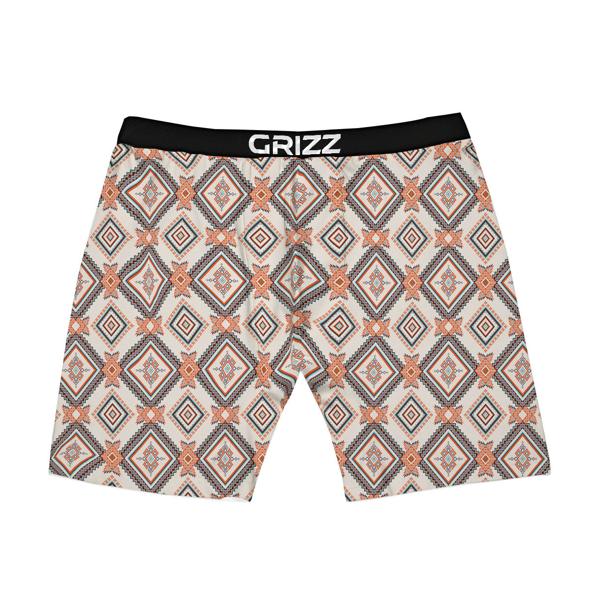 Geometric Native American Print Pattern Boxer Briefs-grizzshop