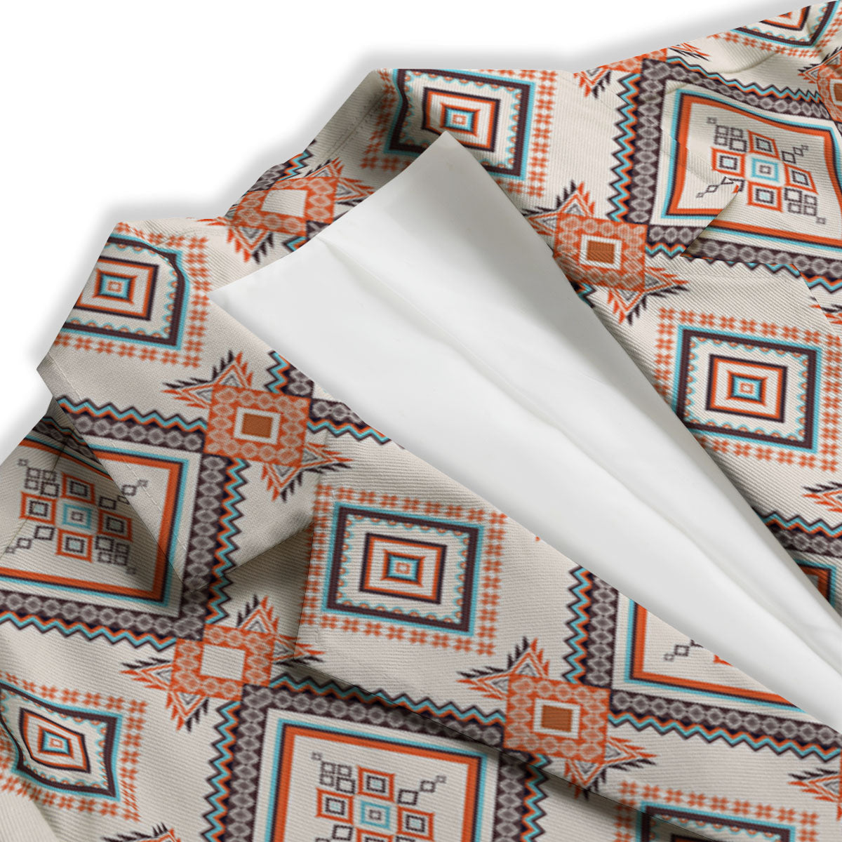 Geometric Native American Print Pattern Women's Blazer-grizzshop