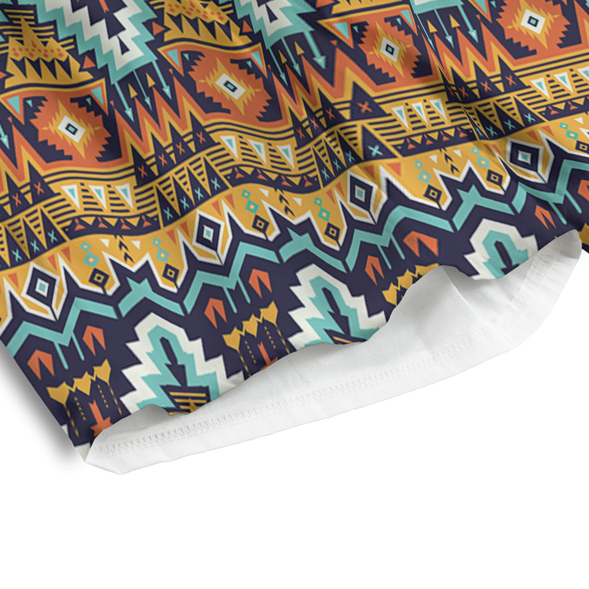 Geometric Navajo Print Pattern Men's Athletic Shorts