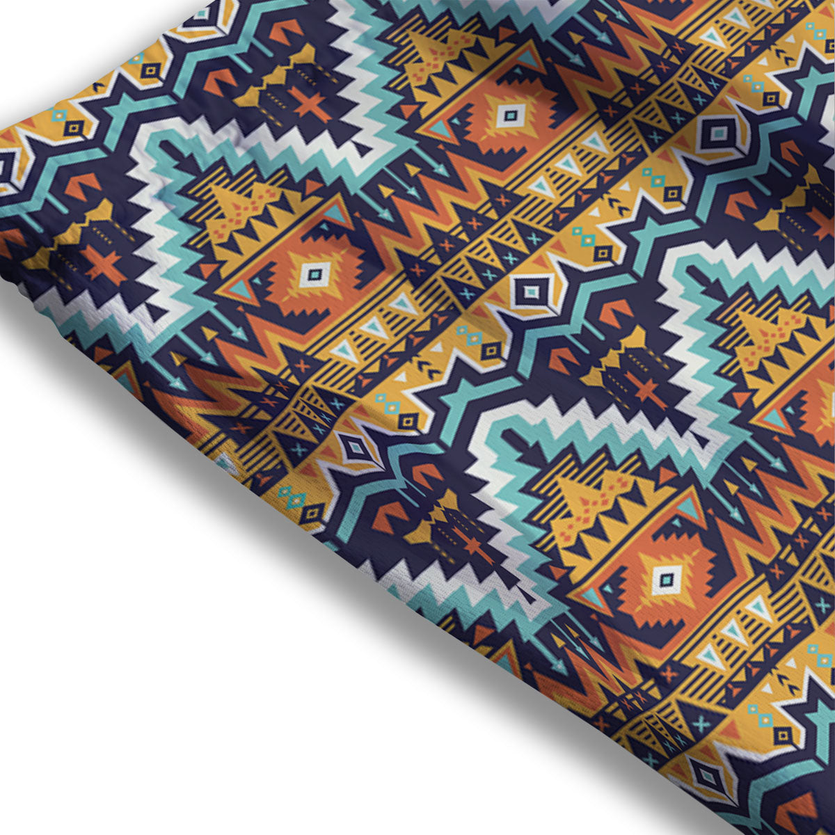 Geometric Navajo Print Pattern Mesh Shorts