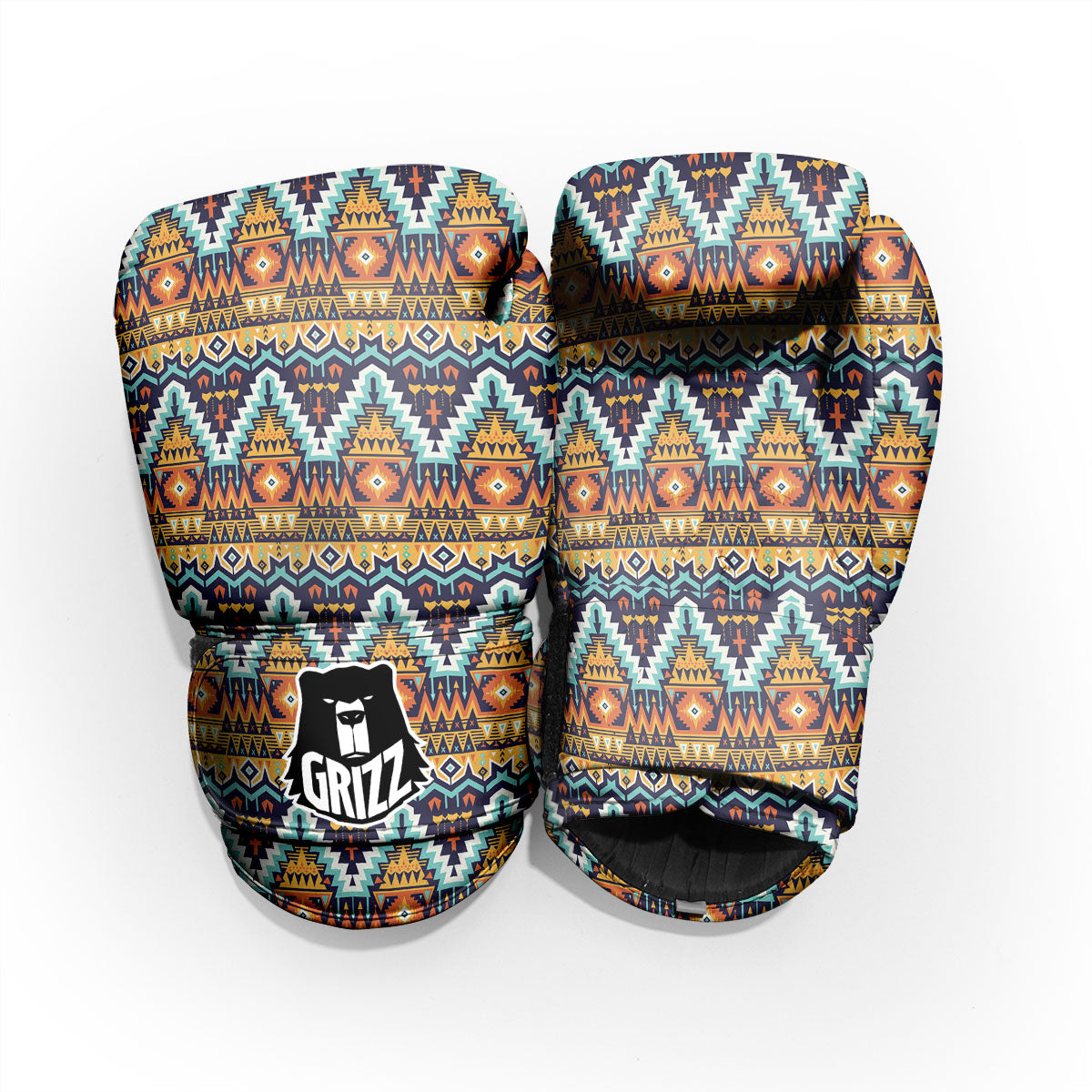 Geometric Navajo Print Pattern Pro Boxing Glove