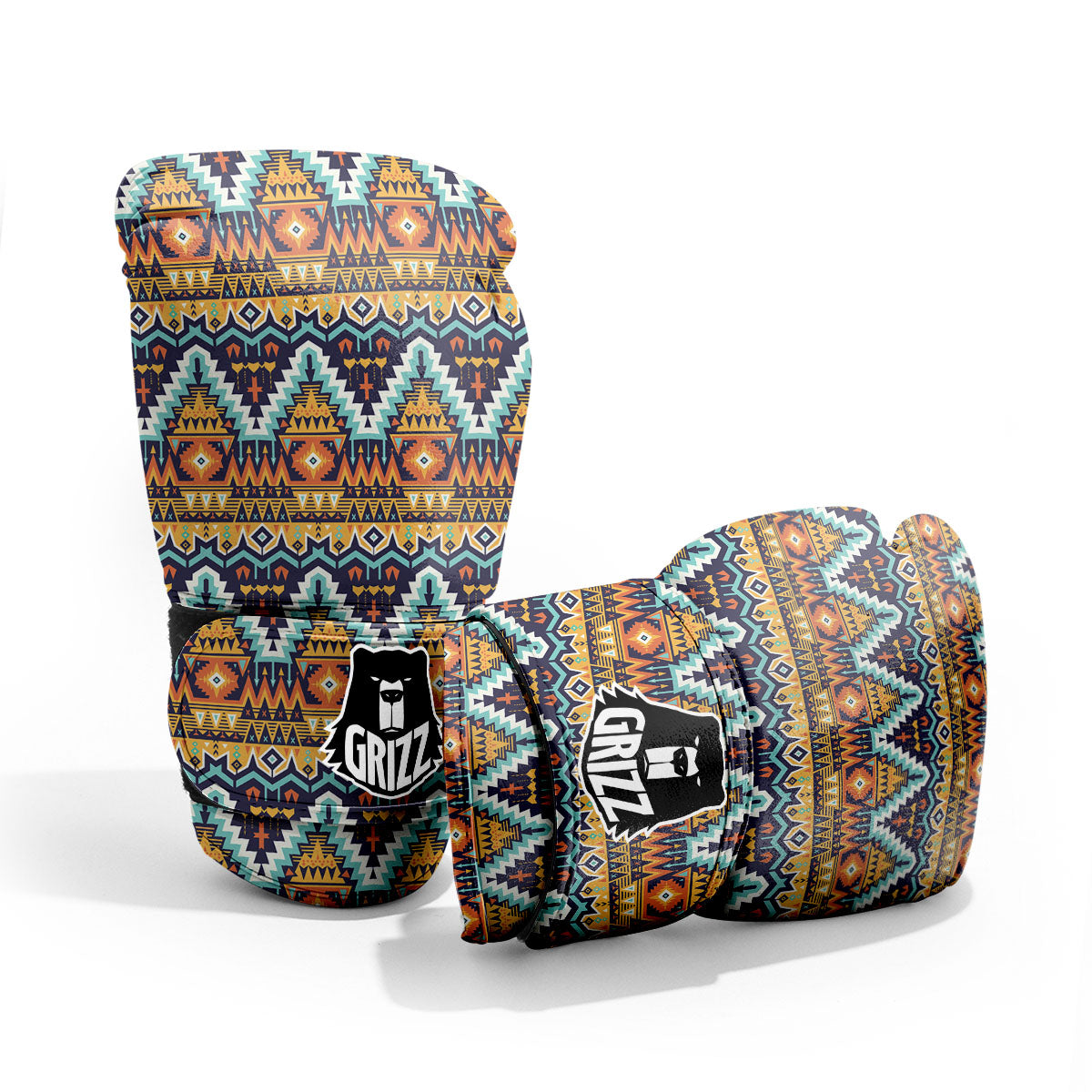 Geometric Navajo Print Pattern Pro Boxing Glove