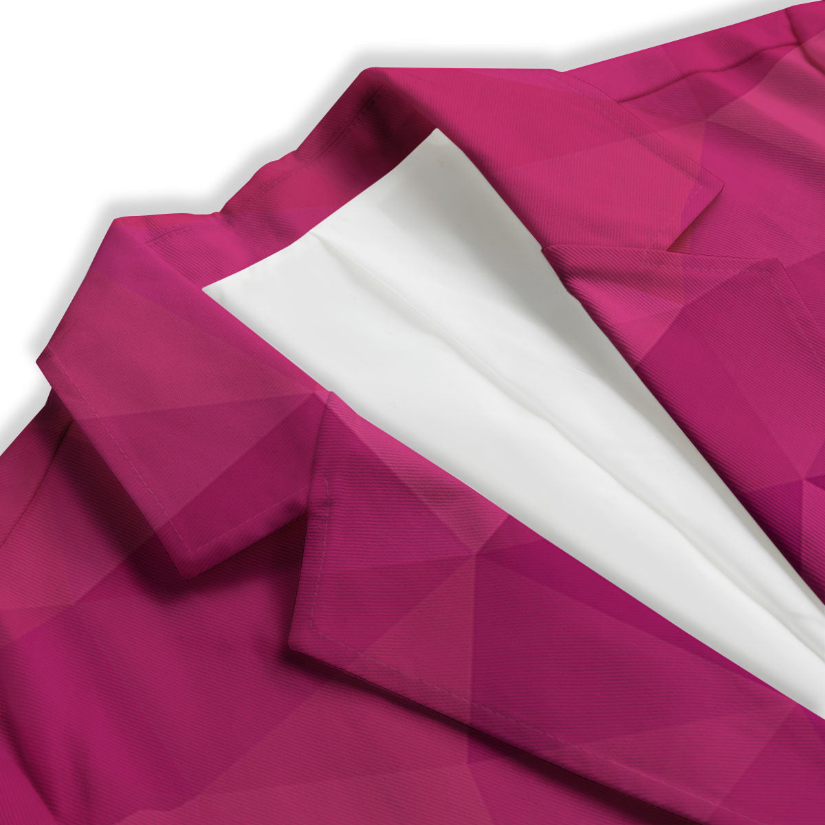 Geometric Square Pink Print Pattern Women's Blazer-grizzshop