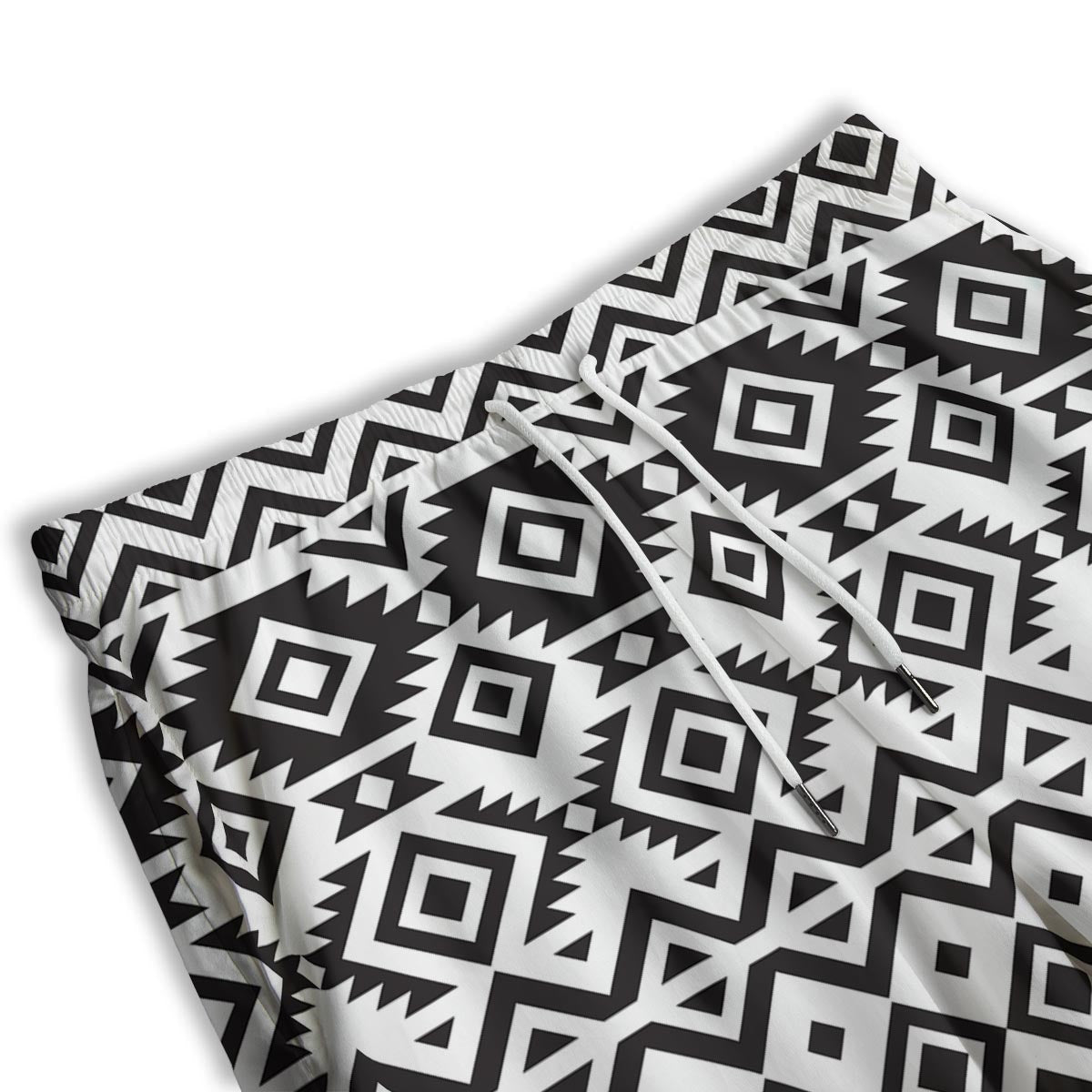 Geometric Tribal Aztec Print Pattern Men's Athletic Shorts
