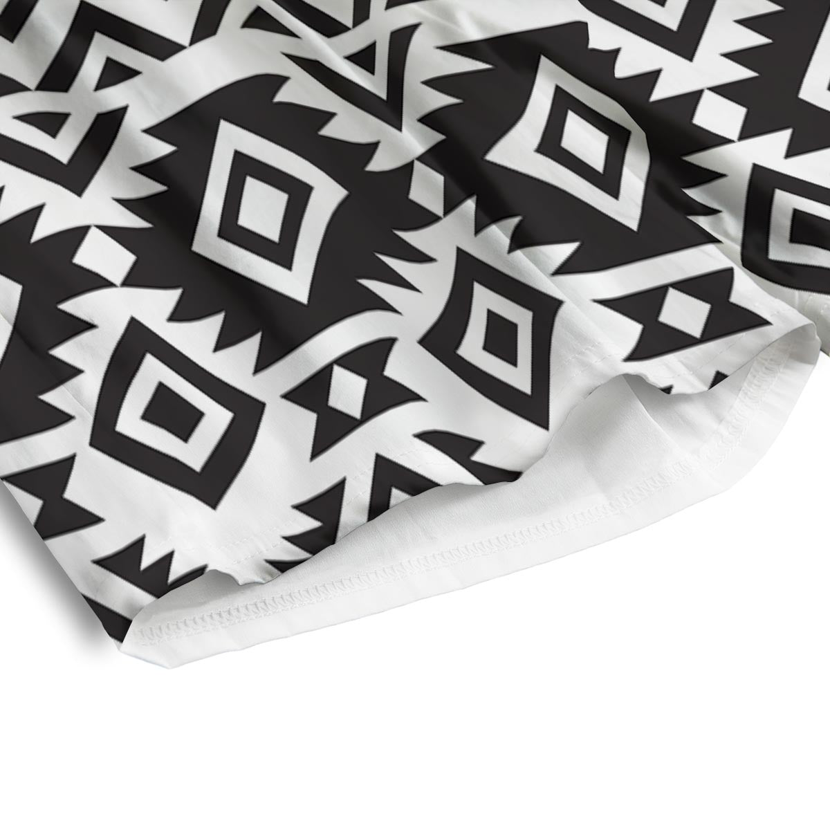 Geometric Tribal Aztec Print Pattern Men's Athletic Shorts