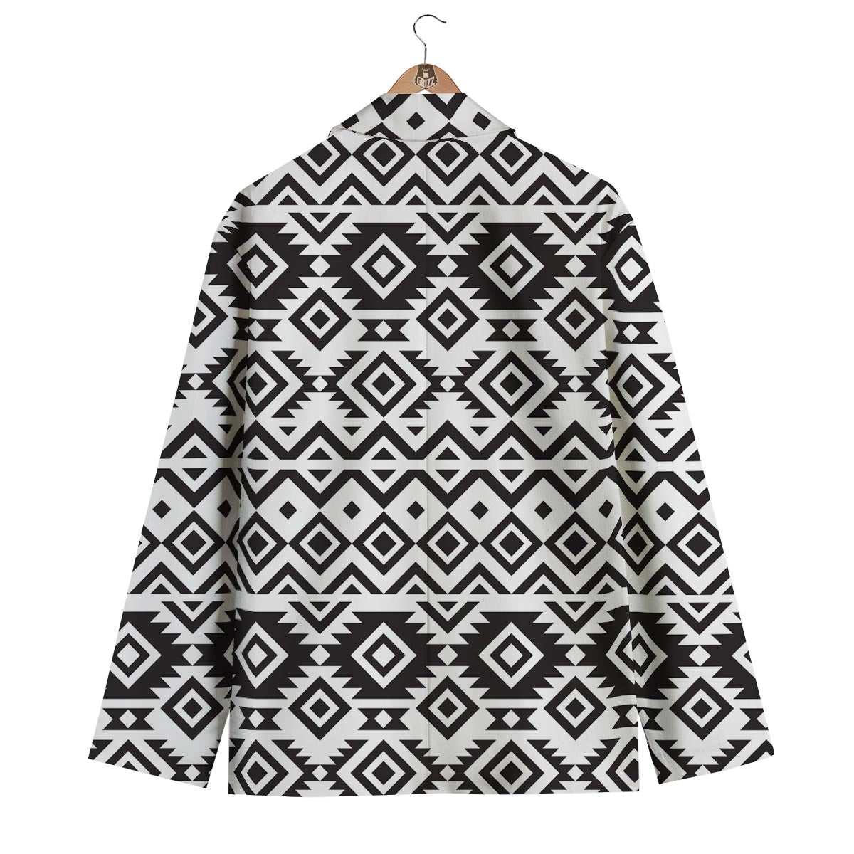 Geometric Tribal Aztec Print Pattern Men's Blazer-grizzshop