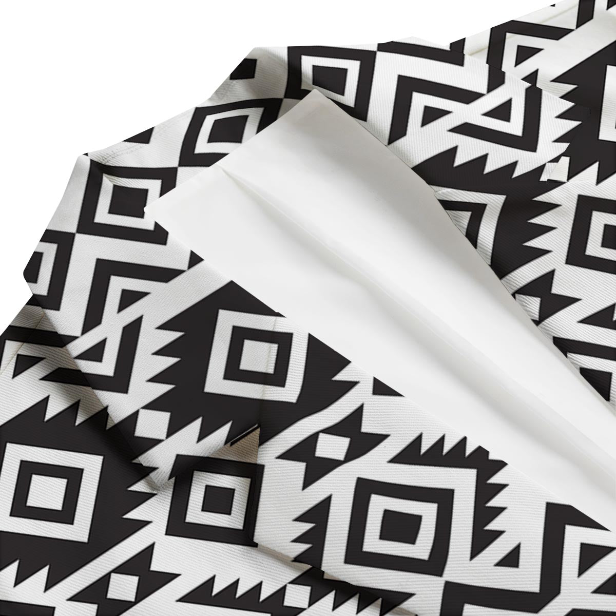 Geometric Tribal Aztec Print Pattern Men's Blazer-grizzshop