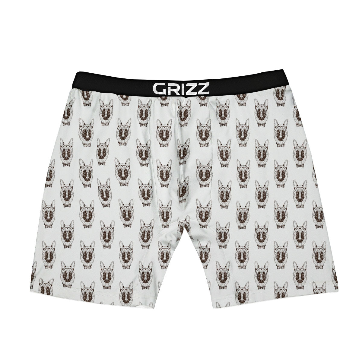 German Shepherd Drawing Print Pattern Boxer Briefs-grizzshop